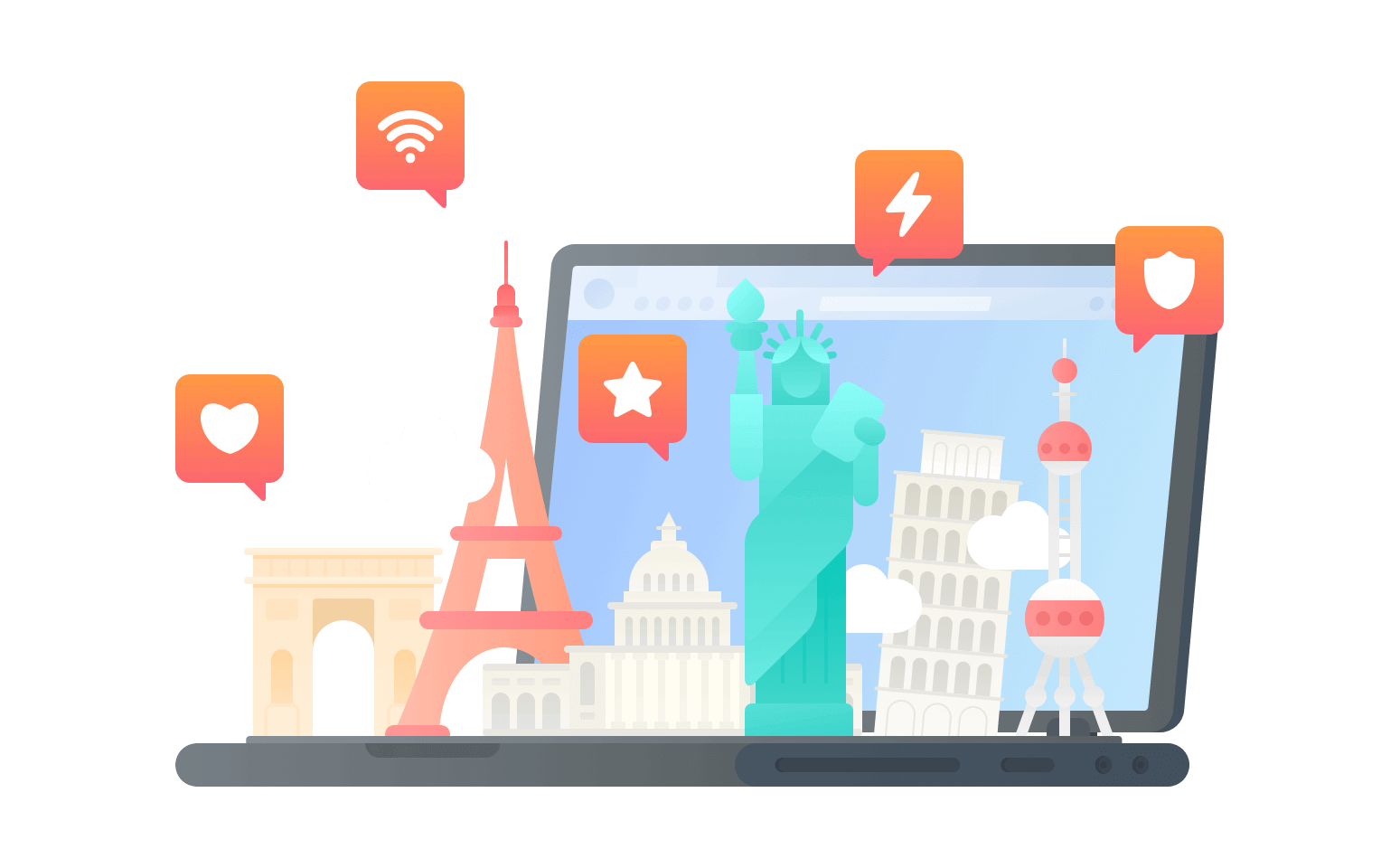 在所罗门群岛连接到中国的软件 - 翻回VPN